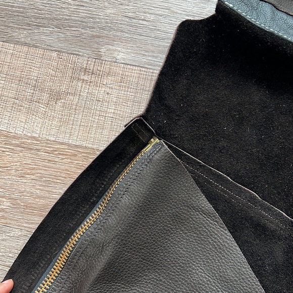 Vintage Dark Brown Real Leather Chaps - Picture 8 of 12